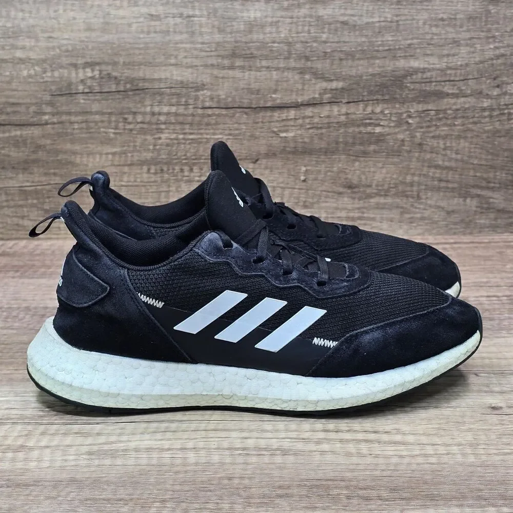 Adidas RapidaLux S&L Men's Size 7 Black White Running Shoes (FV2760)